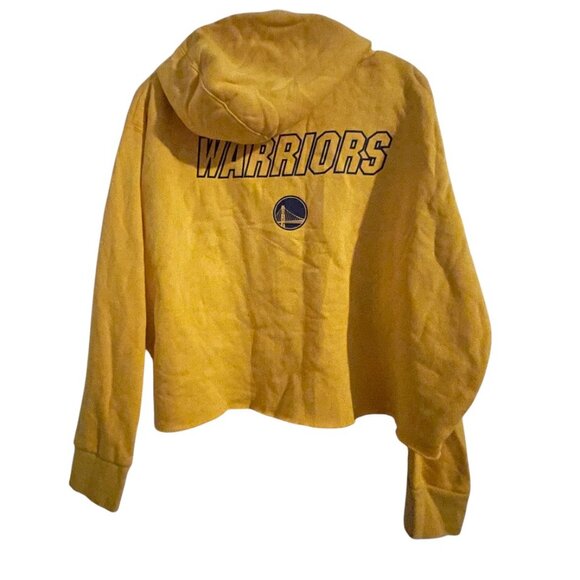 NIKE NBA GOLDEN STATE WARRIORS CROPPED HOODIE - Picture 2 of 2